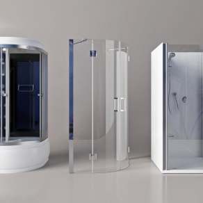 现代淋浴间组合3D模型下载